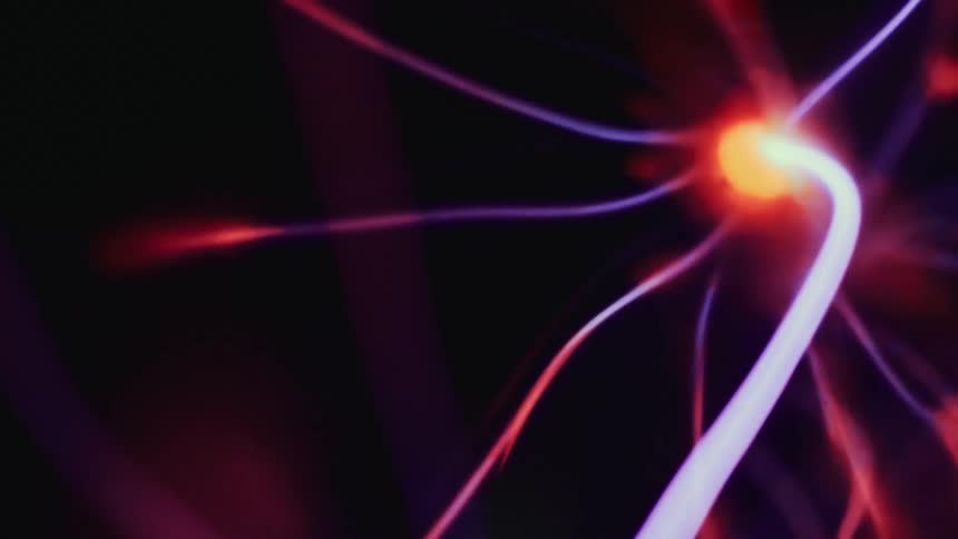 Energy charge with purple lights