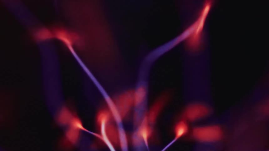 Neon special effect of abstract shockwaves