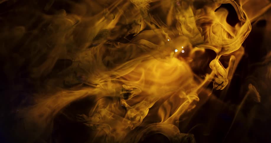 Texture of dense smoke in slow motion and abstract motion