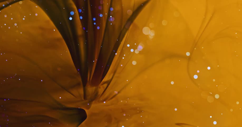 Bubble bursting in a sea of liquids creating an abstract shock of tension and suction
