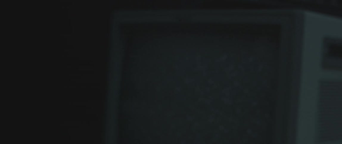A television has static