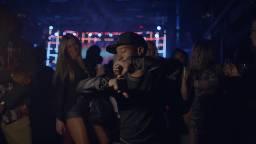 People dancing in a club