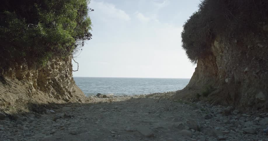 Sandy path leading to the beach