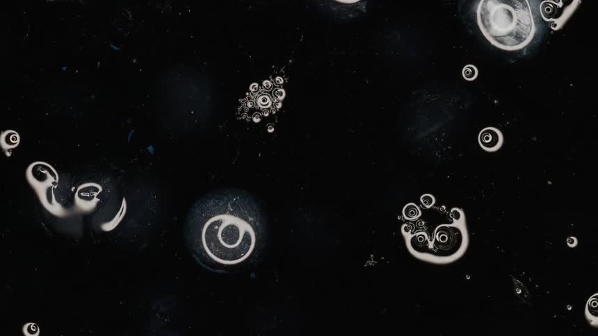 Galaxy stars with small glowing planets