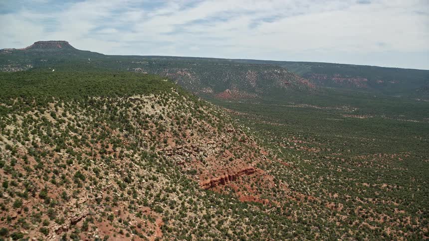 Approaching a mesa in the Manti-La Sal National Forest Utah capturing the stunning desert landscape and table mountains in the Southwest United States