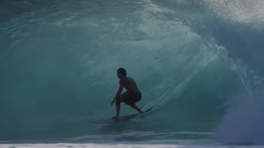 Man surfing on the sea outdoors during day time
