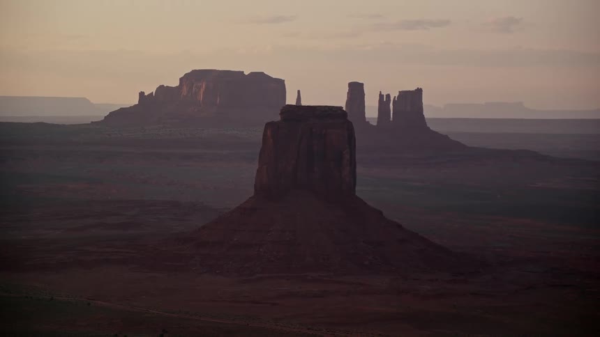 Valley with canyons and cliffs in rocky geological formations