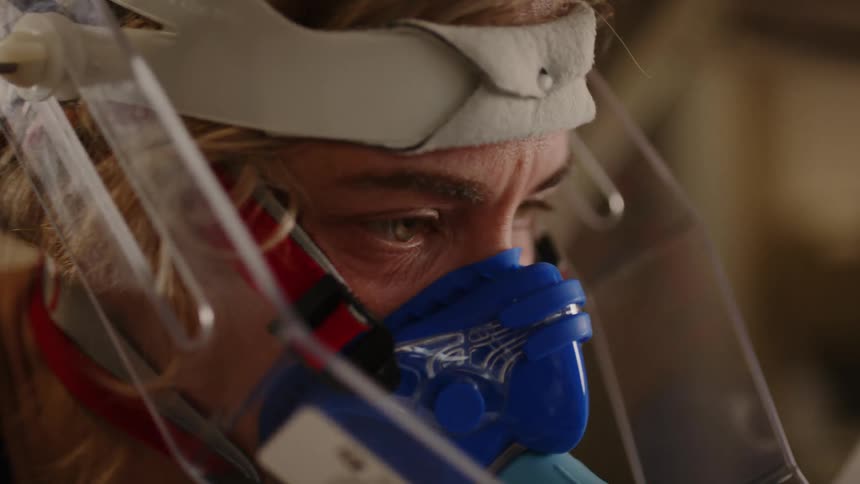 Patient performs a cardiac exercise stress test
