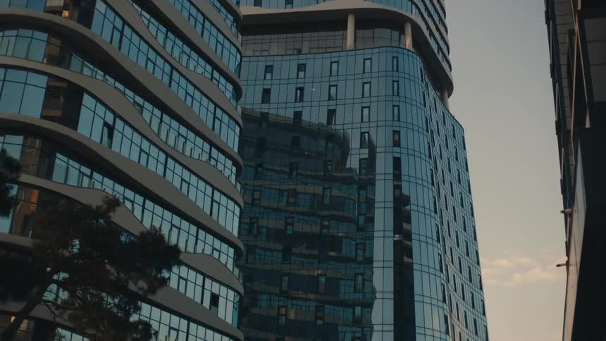 Skyscrapers and high rise building in the city