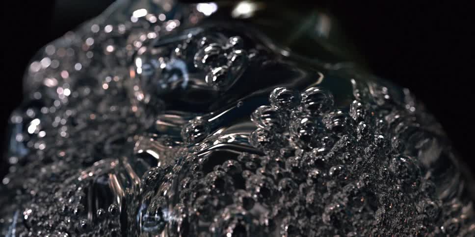 A microscopic object effect of a set of bubbles