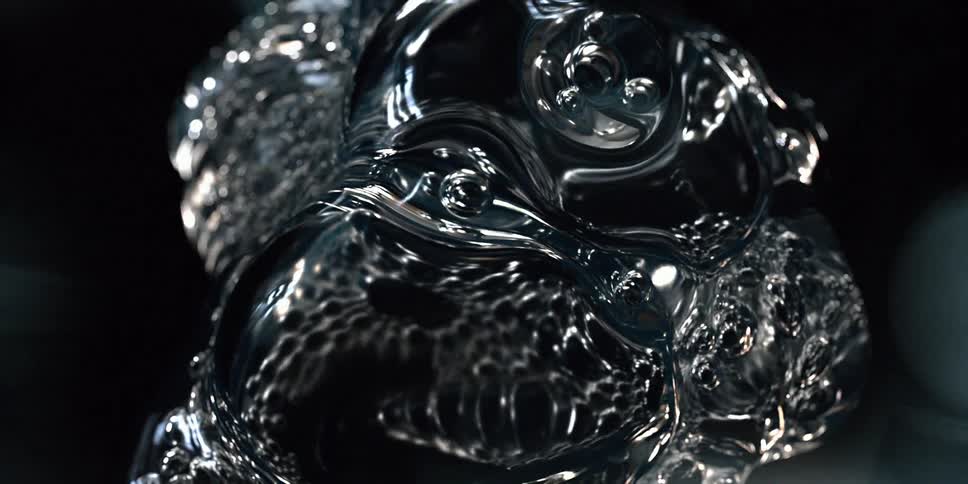 A dark sticky liquid