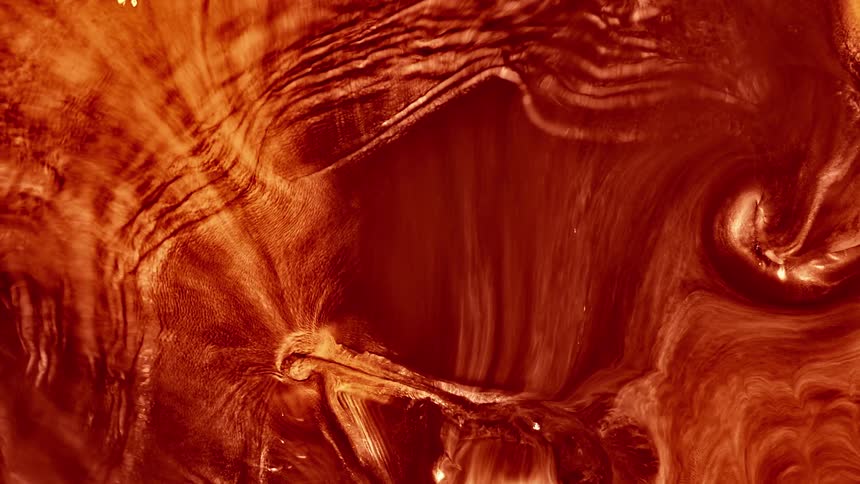 A fire star with small explosions and flame storms on its surface