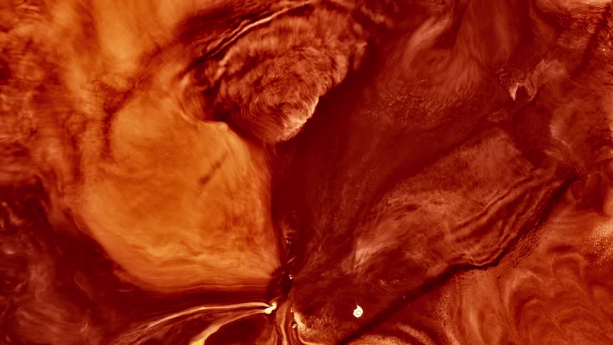 Earth toned mixture flows and expands