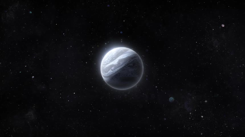 A lone planet in the universe