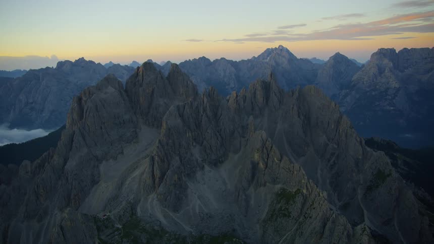 The badlands region where there are huge rock formations