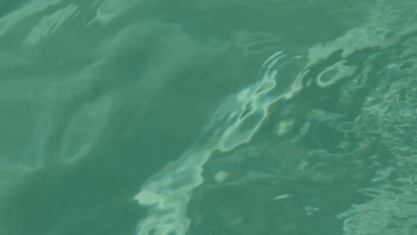 Body of water with small ripples during a cloudy day