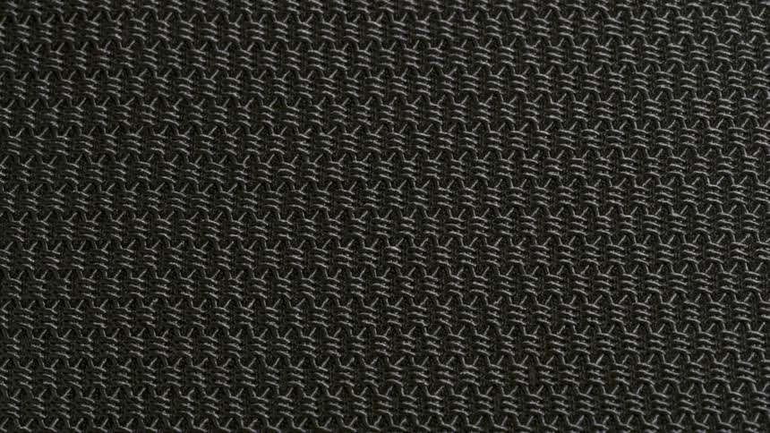 A pattern of gray objects rotating