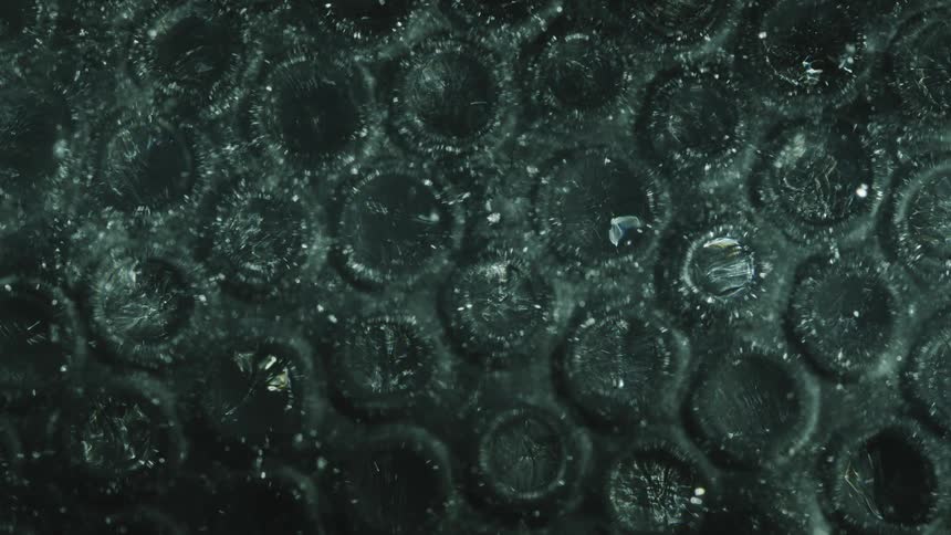 The object is covered in circles