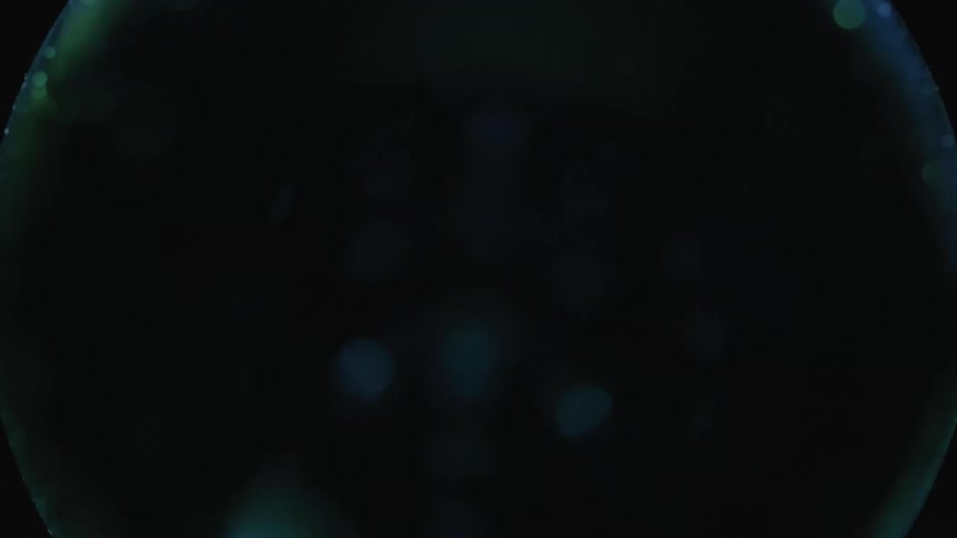 Blurry flares of lights at night