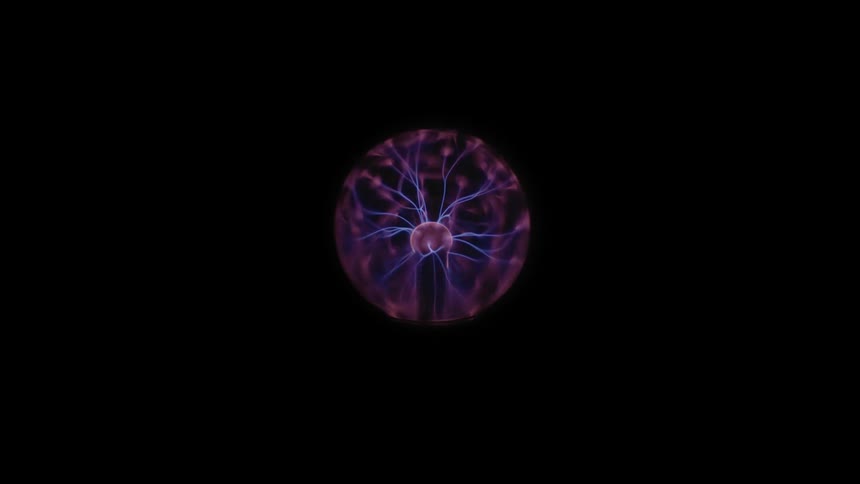 The lightning orb shines in the dark