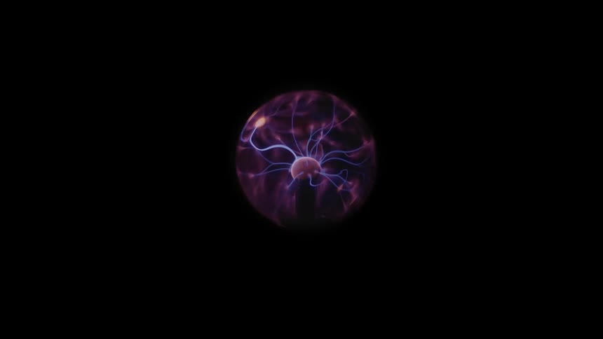 The lightning orb is glowing in the dark