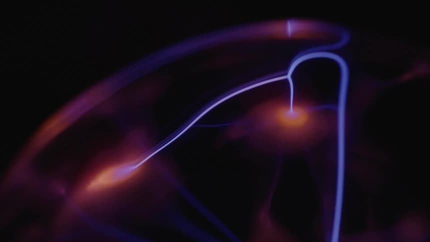 Beams of electric energy in a tesla coil