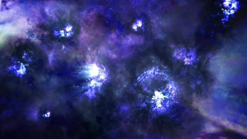 Several black holes closing at the same time in outer space