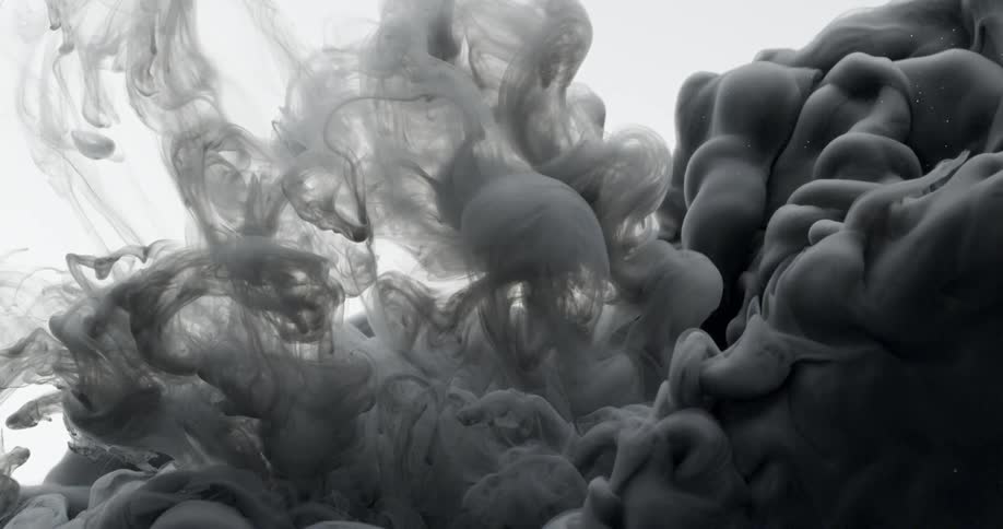 Abstract gray smoke