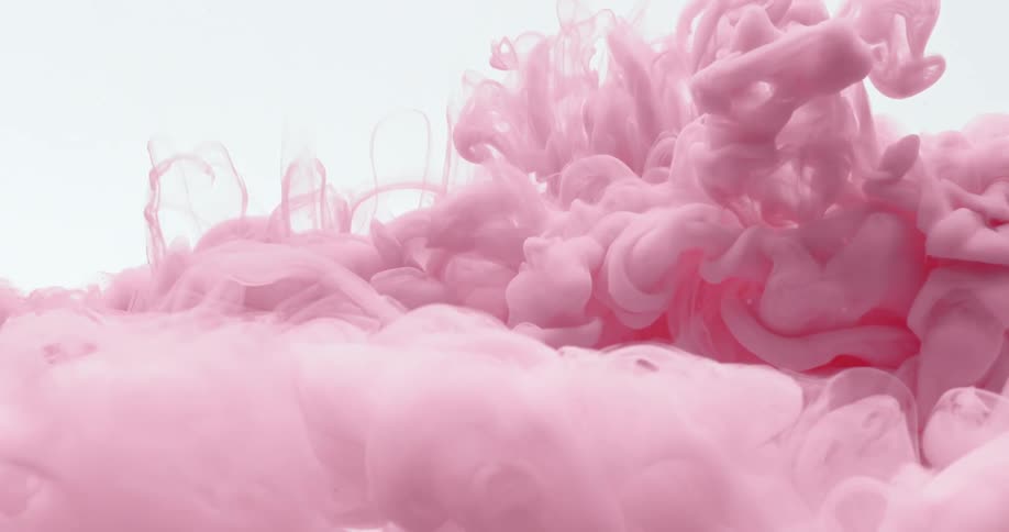The pink smoke covers the area