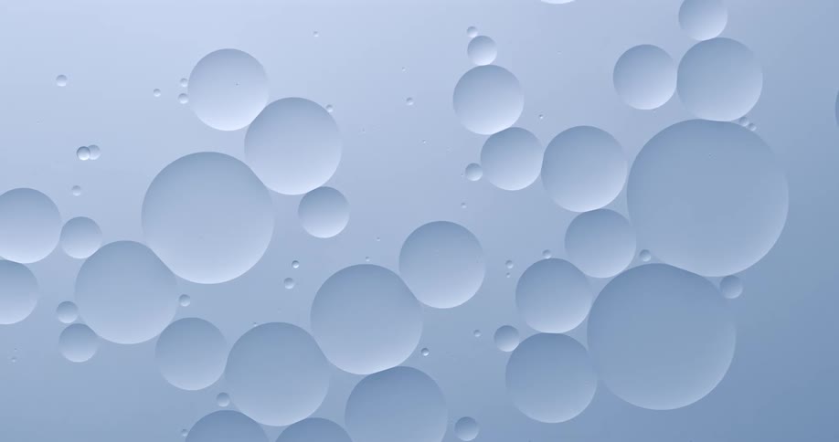 The bubbles move around and pop