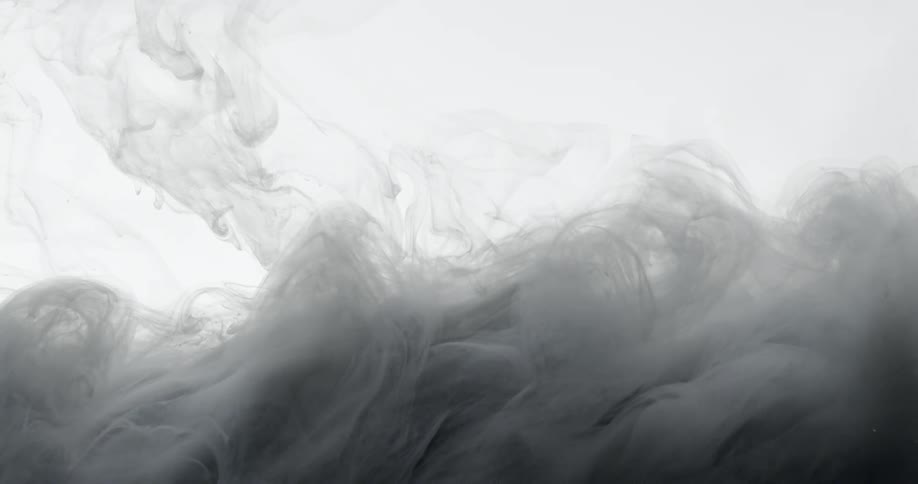 A white smoke that look like string in a white background