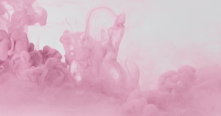 Pink smoke fills up the area