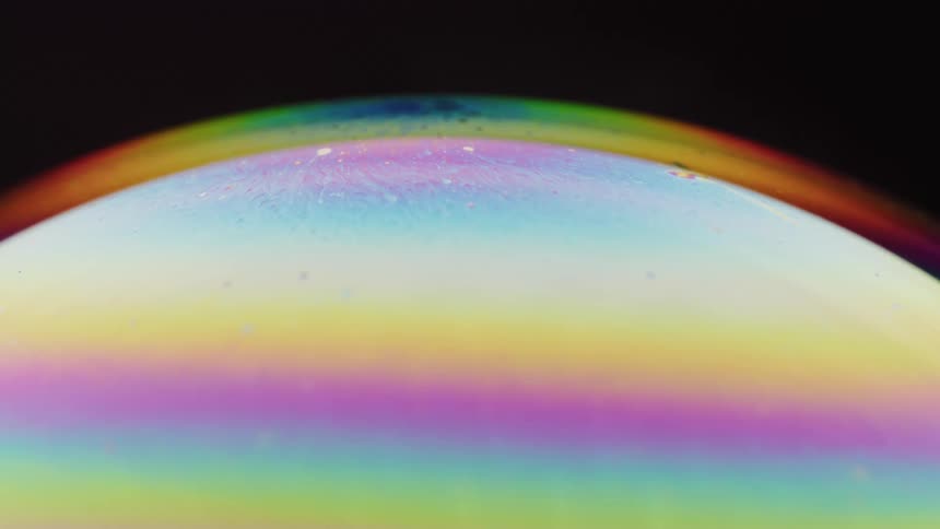 The rainbow orb gives off an aura
