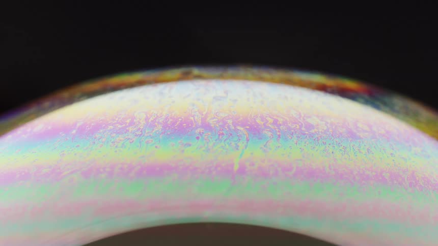 The rainbow colored orb is glowing
