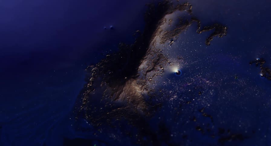 Abstract view of planet earth