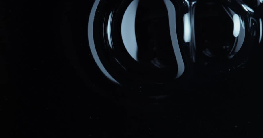 Clear convex lenses move relative to each other