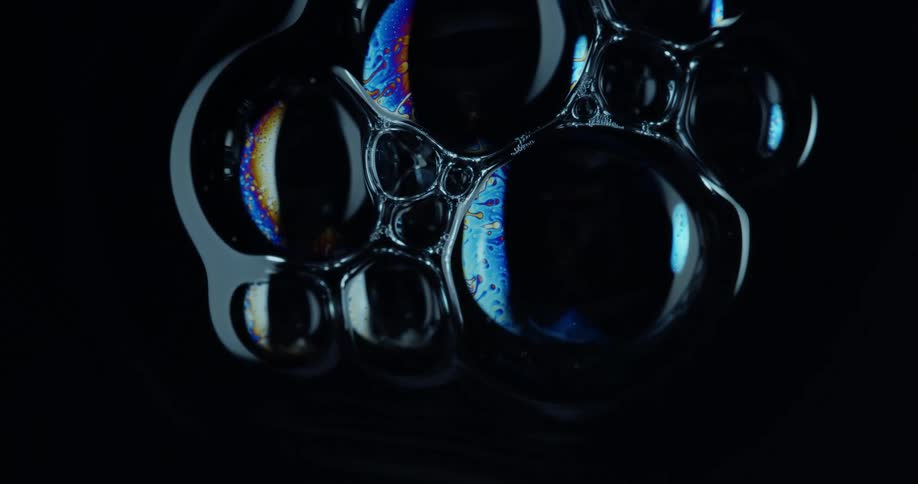 A close up clip of bobbles