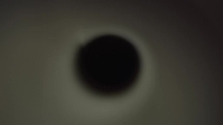 Abstract dark shadow on a white surface