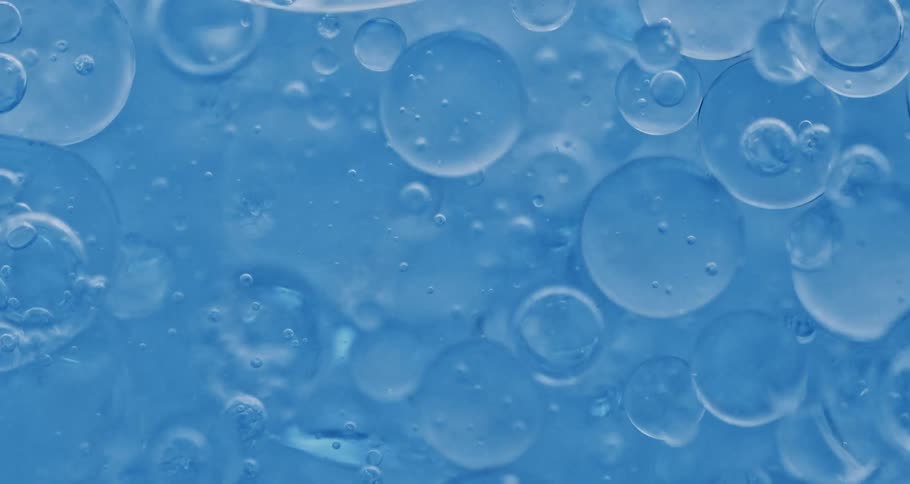The bubbles move around in the liquid