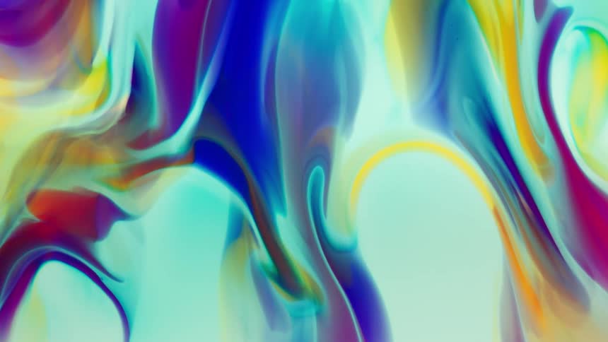 Psychedelic colorful streaks of color flowing down