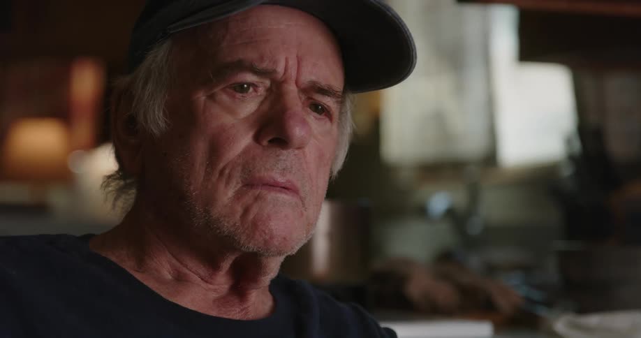 Portrait of a pensive elderly person