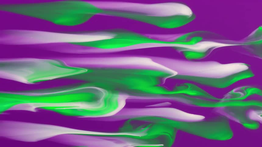 liquid flowers cross the purple screen