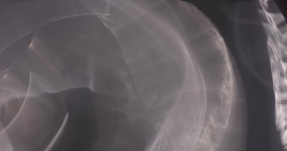 Reflection of light on abstract circles