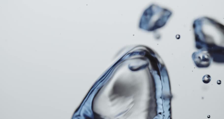 Abstract water bubbles rising