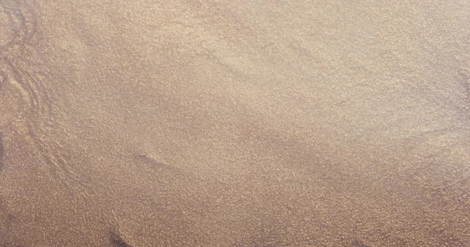 Gold and brown particles flowing and rippling like a liquid
