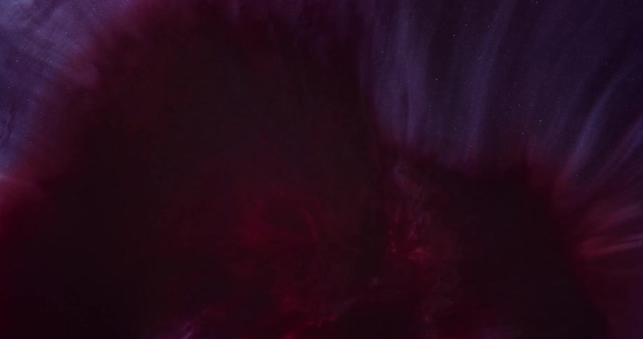 Wave of white liquid ink bubbles and expand