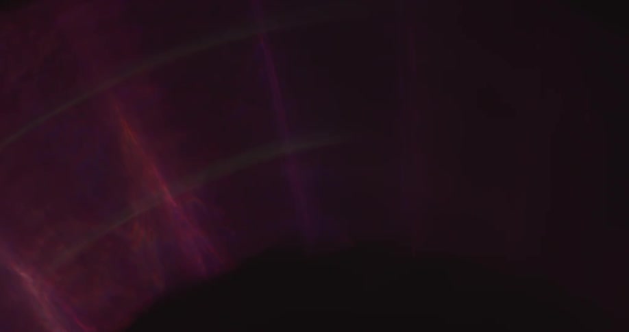 Special effects of abstract light reflections on a black background