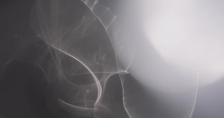 The light is reflecting off the smoke