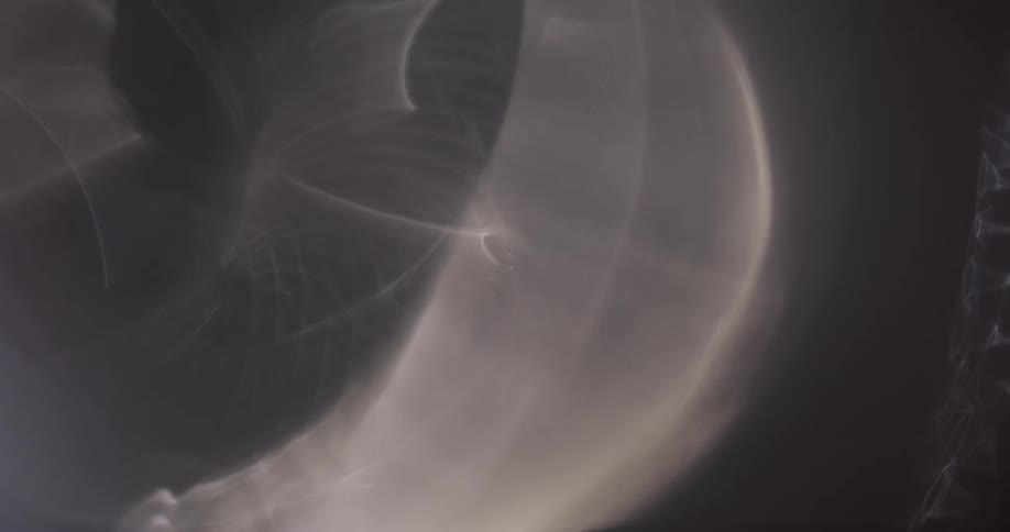 A distorted light animation glowing brightly and becoming dark