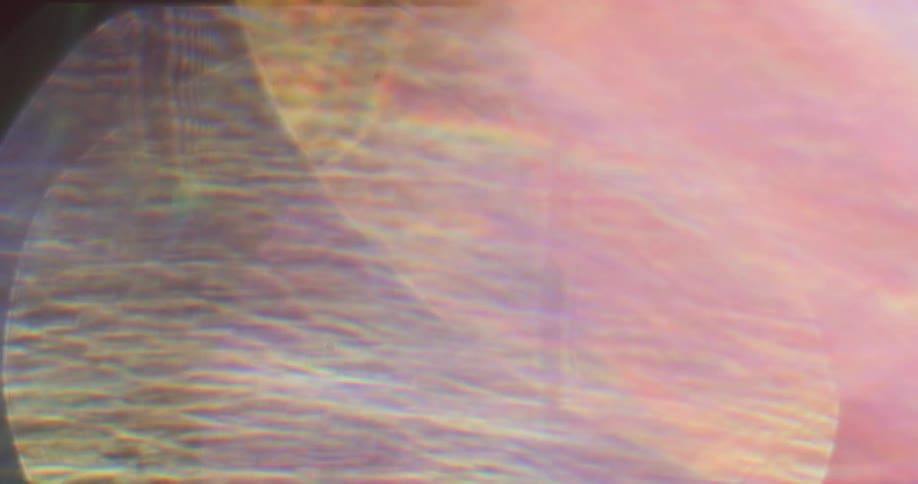 Abstract light reflections in motion